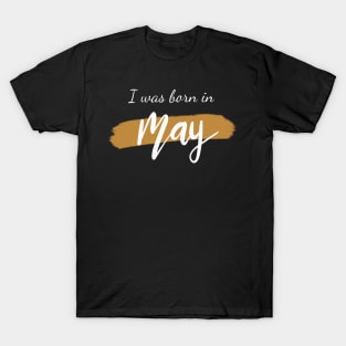 Born in May T-Shirt